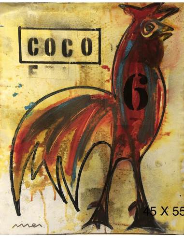 HOLA COCO N°6 / 45 x 55 cm